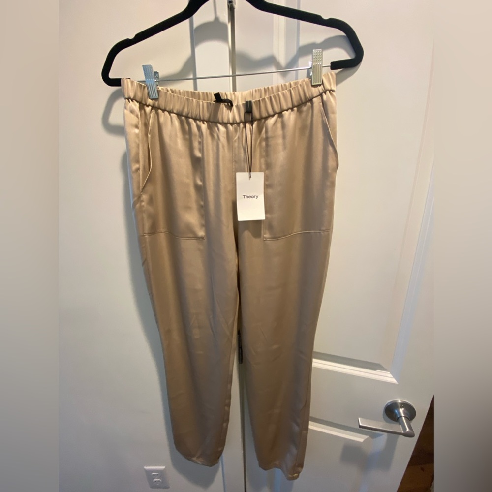 Theory Brand New With Tags Silk Joggers